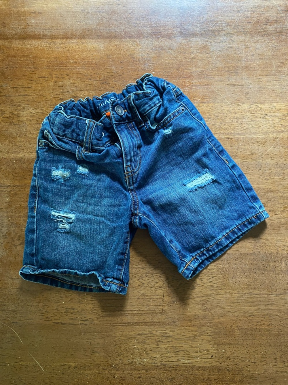 Place Blue Distressed Denim Shorts for Kids